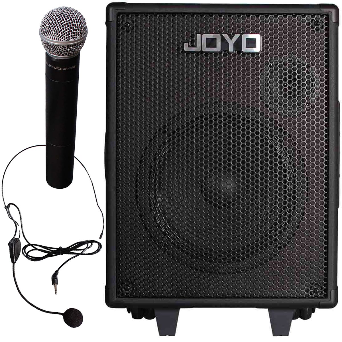 Joyo JPA-863 transportabelt anlæg m/ 2 x trådløs mikrofon