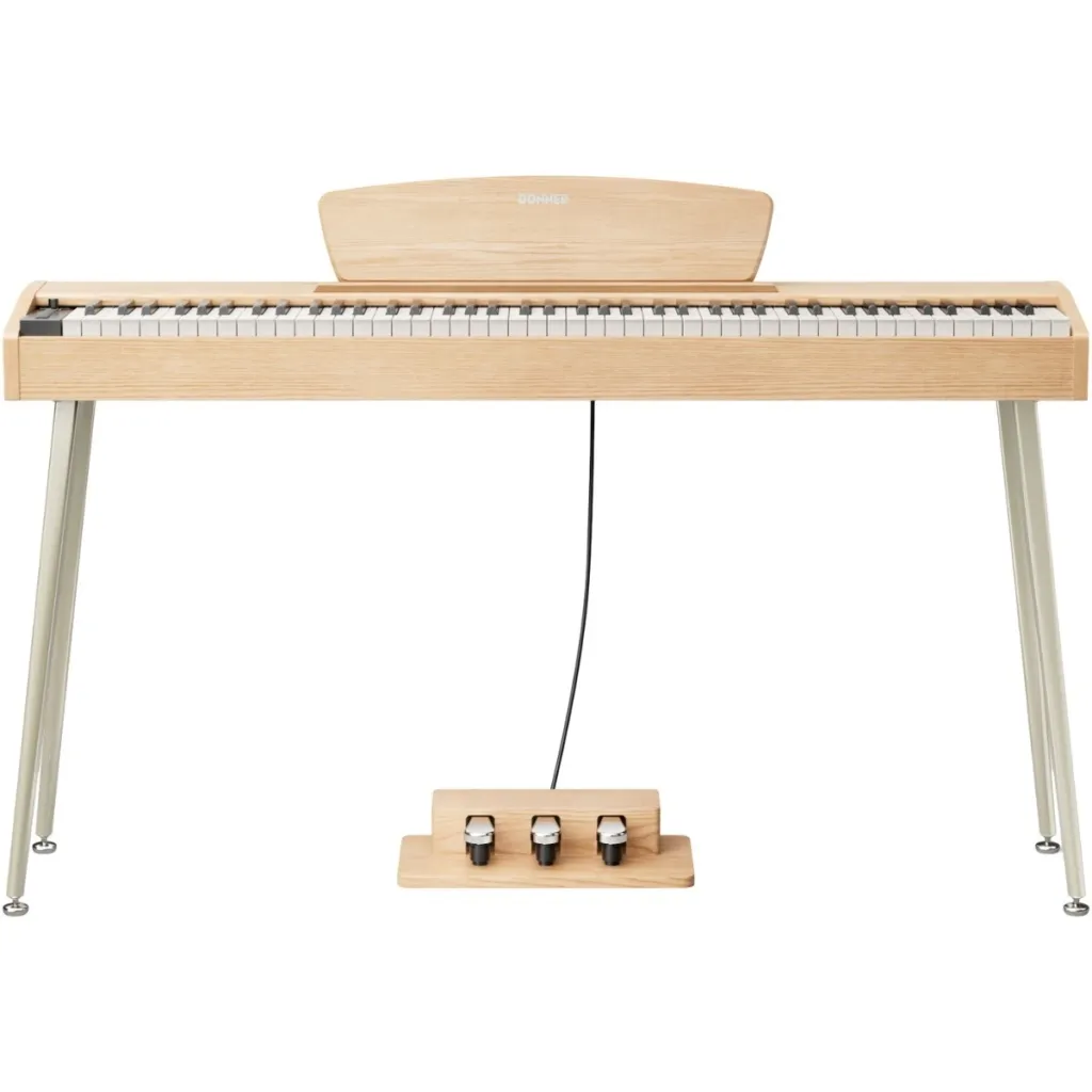 Donner-DHP-100-Pro-el-klaver-beige-www.guitaristen.dk