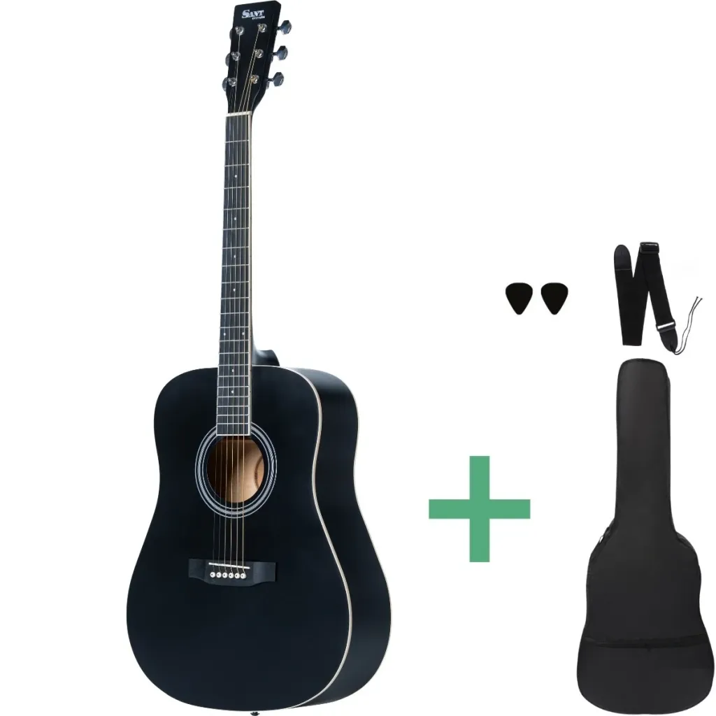 Sant-Guitars-AC-84L-SBK-venstrehaands-western-guitar-satin-black-www.guitaristen.dk