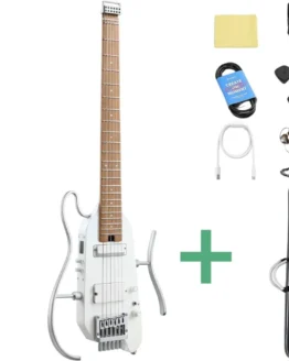 Donner-HUSH-X-PRO-silent-el-guitar-hvid-www.guitaristen.dk