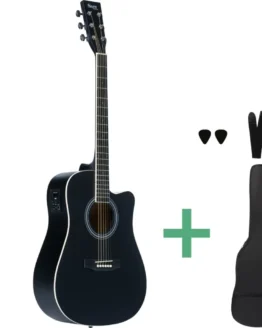 Sant-Guitars-AC-86EQ-SBK-western-guitar-satin-black-www.guitaristen.dk