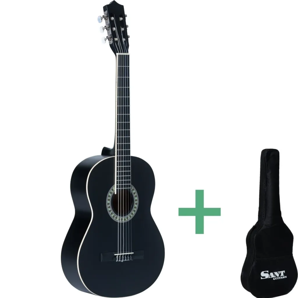 Sant-Guitars-CL-50-SBK-spansk-guitar-sort-www.guitaristen.dk